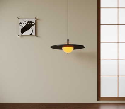 现代床头吊灯 吧台吊灯 餐厅吊灯su模型