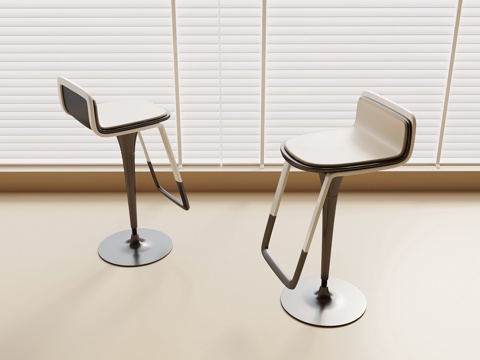 现代吧凳su模型