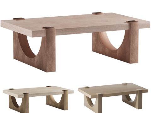 中古风茶几su模型