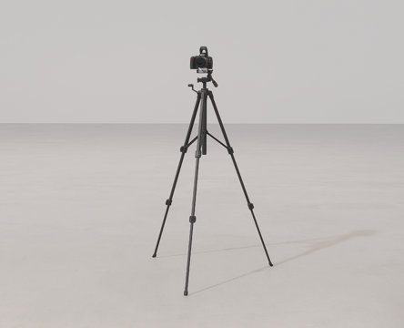 三脚架照相机su模型