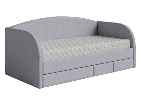  现代简约沙发床 沙发床 简约沙发床 单人床3d模型 