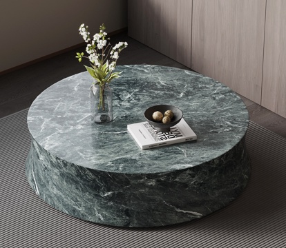 现代意式茶几 异性茶几 造型su模型