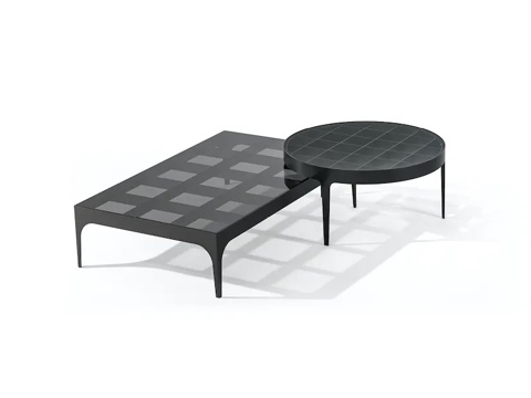  BONALDO 玻璃茶几3d模型 