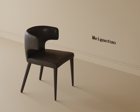 现代餐椅 单椅 书椅su模型