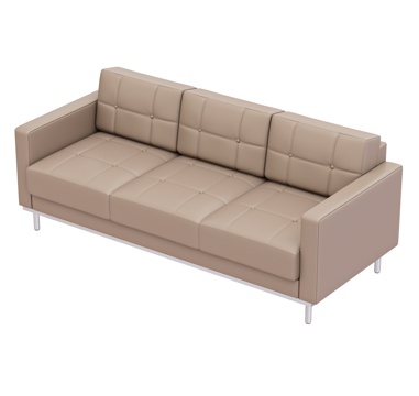 现代三人沙发 接待沙发 办公沙发 等候沙发 中式沙发 客厅沙su模型