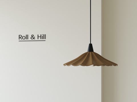 现代中古小吊灯su模型