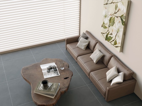 多人沙发su模型