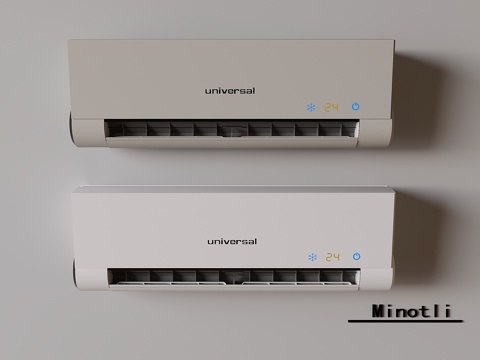 空调挂机智能空调su模型