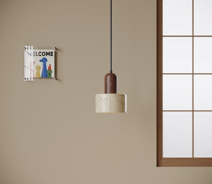 现代吊灯 床头吊灯 吧台吊灯 儿童挂画su模型