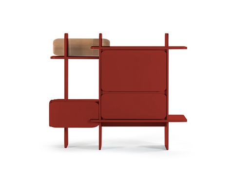  CORNELIO CAPPELLINI 意式装饰书架3d模型 