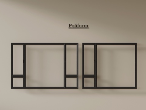 现代窗户 落地窗su模型