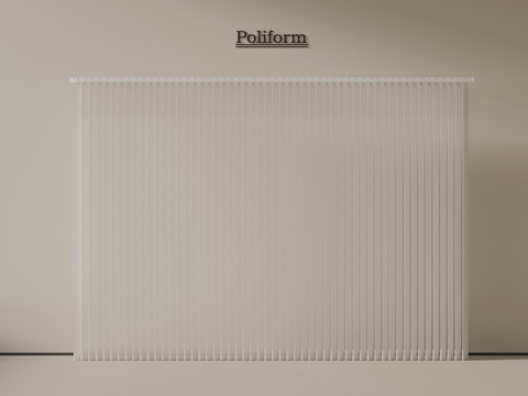 现代窗帘 梦幻帘su模型