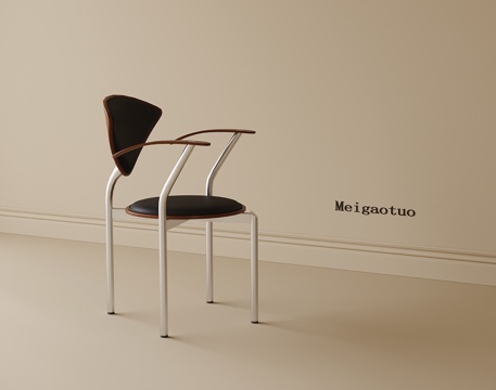 现代餐椅 单椅 休闲椅 书椅 茶椅su模型