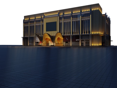  现代洗浴中心足浴SPA足道3d模型 