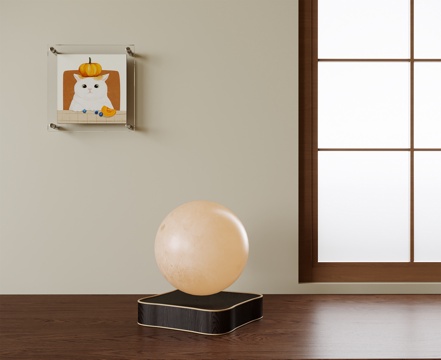 现代台灯 儿童挂画su模型