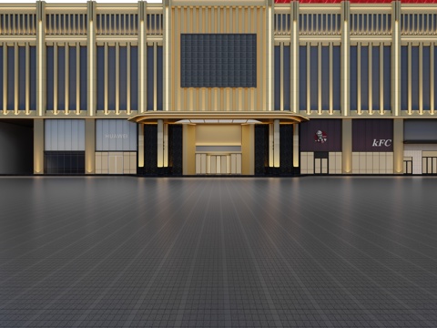  现代洗浴中心足浴SPA足道3d模型 