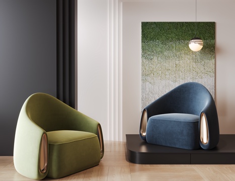 现代儿童沙发 儿童椅 手工椅 卡通椅su模型