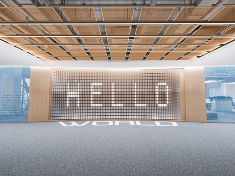 办公 工业风办公 科技风办公 现代办公 互联网办公su模型