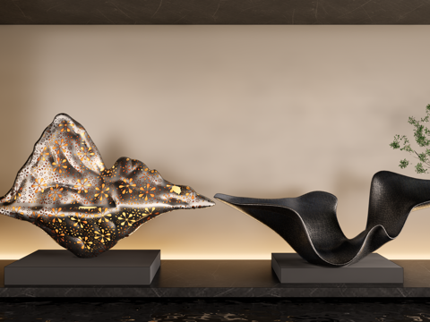 艺术雕塑 市政抽象雕塑 公园艺术雕塑 广场雕塑su模型