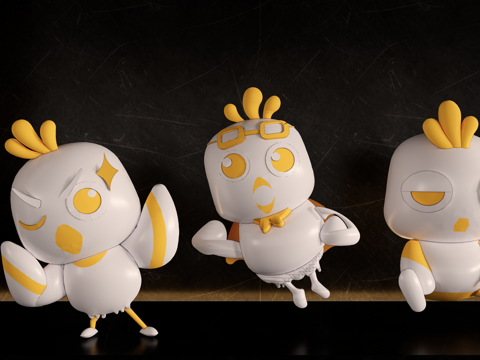 现代商业雕塑 动物雕塑 商业街小品 卡通雕塑su模型