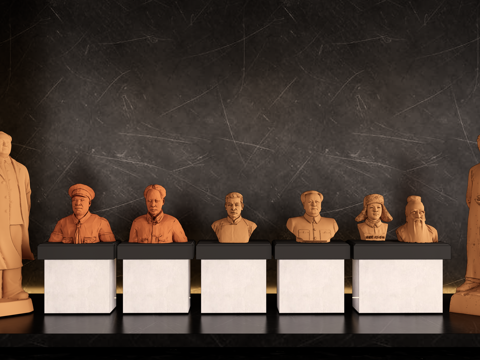 人像雕塑 墙面石雕 对景雕塑 石像雕塑 雕像 石刻su模型