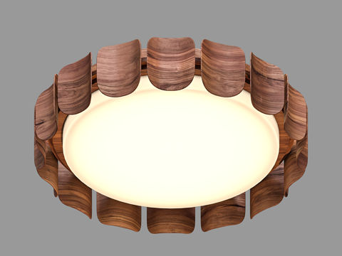  北欧简约吸顶灯 吸顶灯 简约吸顶灯 灯3d模型 