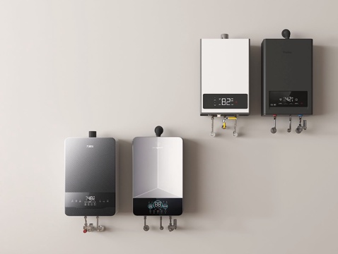 燃气热水器 智能热水器 家用热水器 节能热水器 卫浴电器su模型