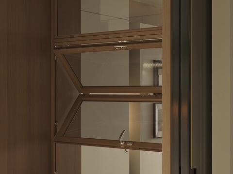 现代折叠窗su模型