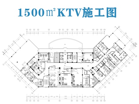KTV施工图cad施工图