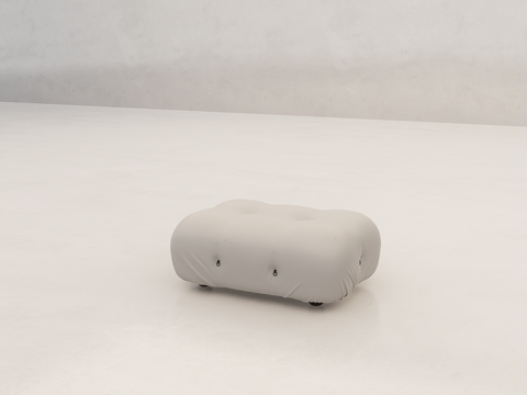 单人沙发凳su模型