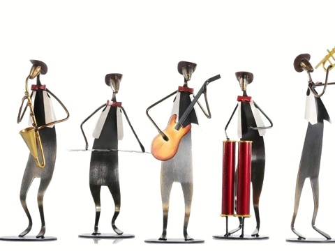 乐队抽象人物su模型