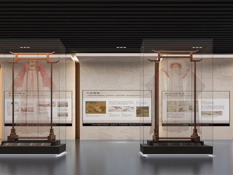  展厅展馆3d模型 