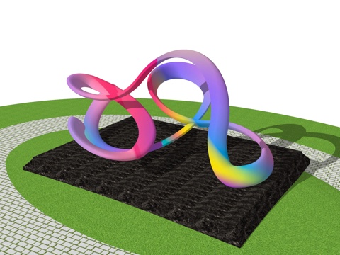 景观雕塑 商业雕塑 动物雕塑su模型