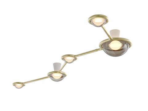  现代简约轻奢吸顶灯 吸顶灯 简约吸顶灯 装饰吸顶灯 灯3d模型 