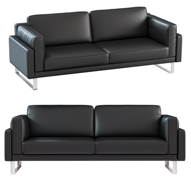 现代三人沙发 双人沙发 接待沙发 办公沙发 休闲沙发 洽谈沙su模型