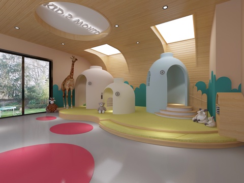  其它现代儿童娱乐室3d模型 