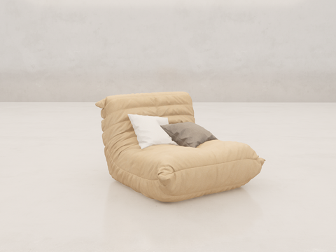 单人沙发su模型