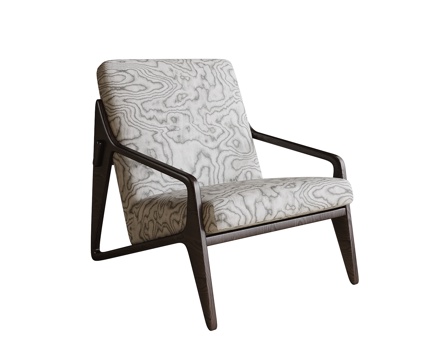 现代休闲椅 单椅su模型