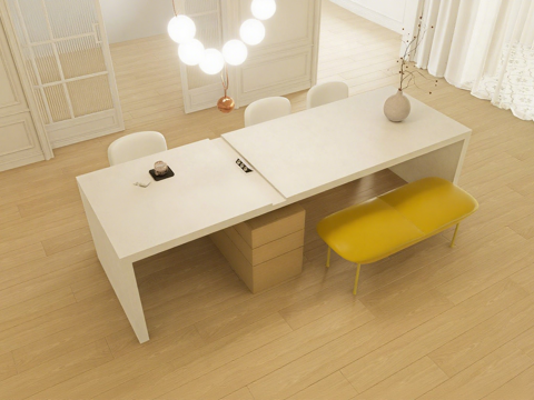 ​​北欧简约岛台su模型