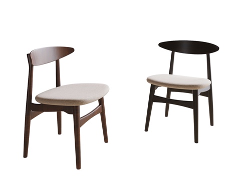 现代单椅 餐椅 书椅 茶椅su模型