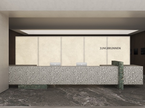 前台接待su模型