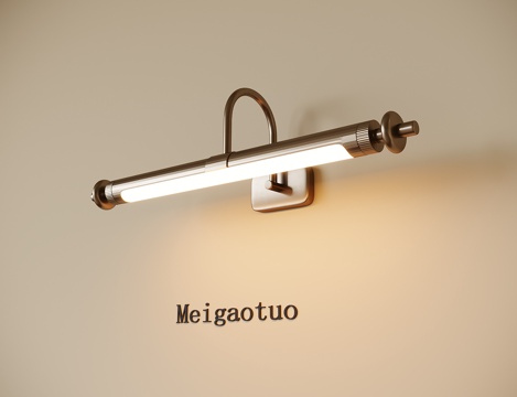 法式壁灯 镜前灯 画灯su模型