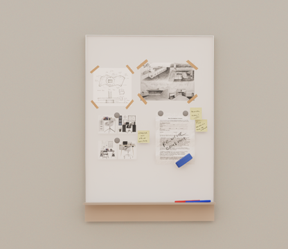 挂墙便签纸su模型