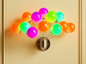 壁灯 多巴胺 气球灯 装饰灯3d模型