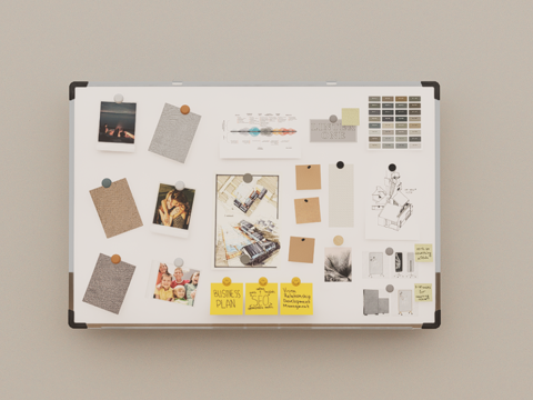 办公白板su模型