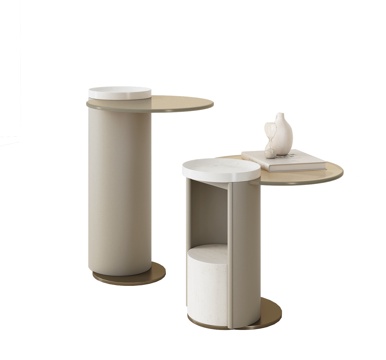 现代茶几组合 边几 角几 几类 圆几su模型