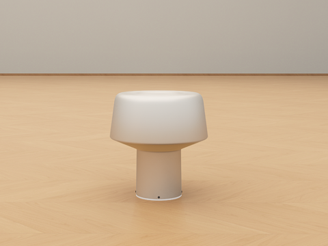 金属台灯su模型