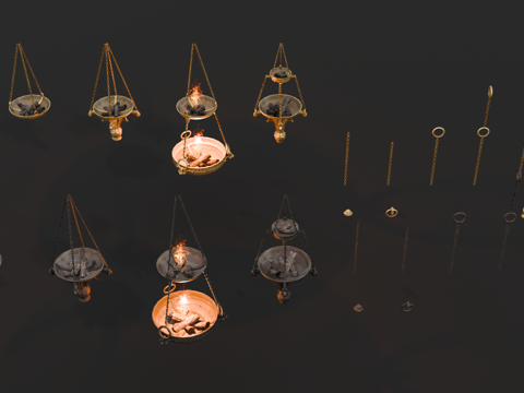 烛台架 蜡烛架 欧式复古烛台架 金属烛台 西方复古烛台su模型