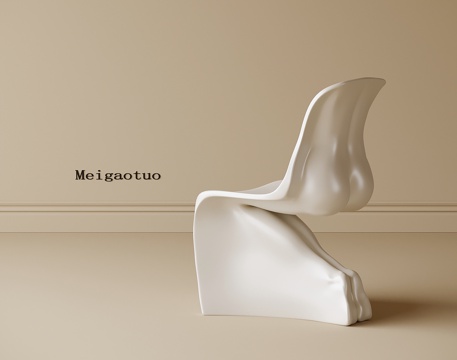 现代单椅 餐椅 书椅 休闲椅su模型