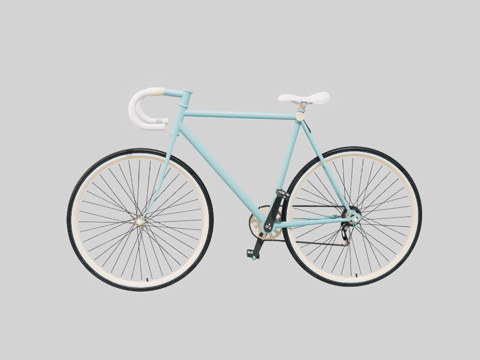 自行车su模型